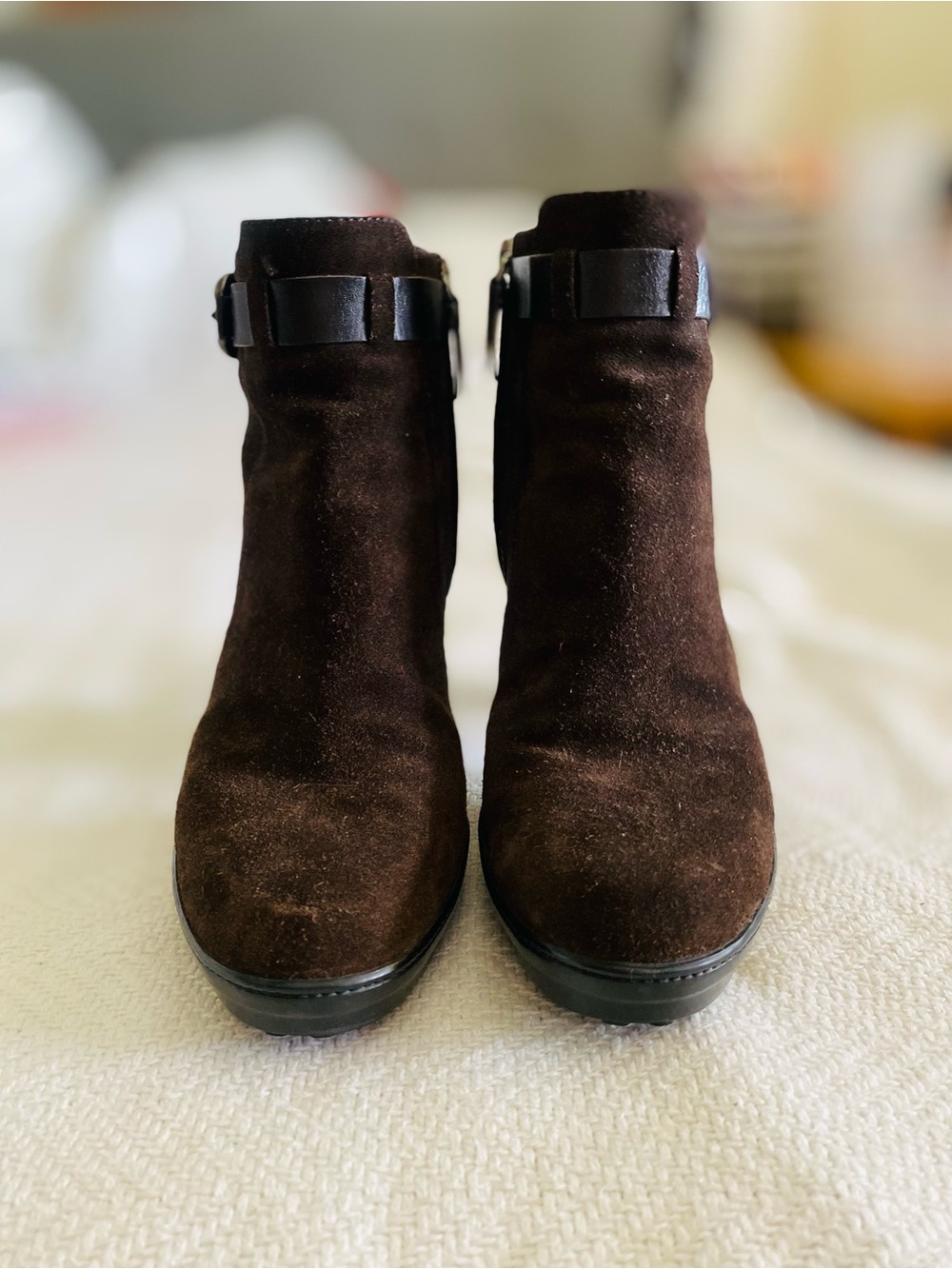 Tod’s Brown Leather Ankle Boots with Buckle Detail. MADE IN ITALY 🇮🇹